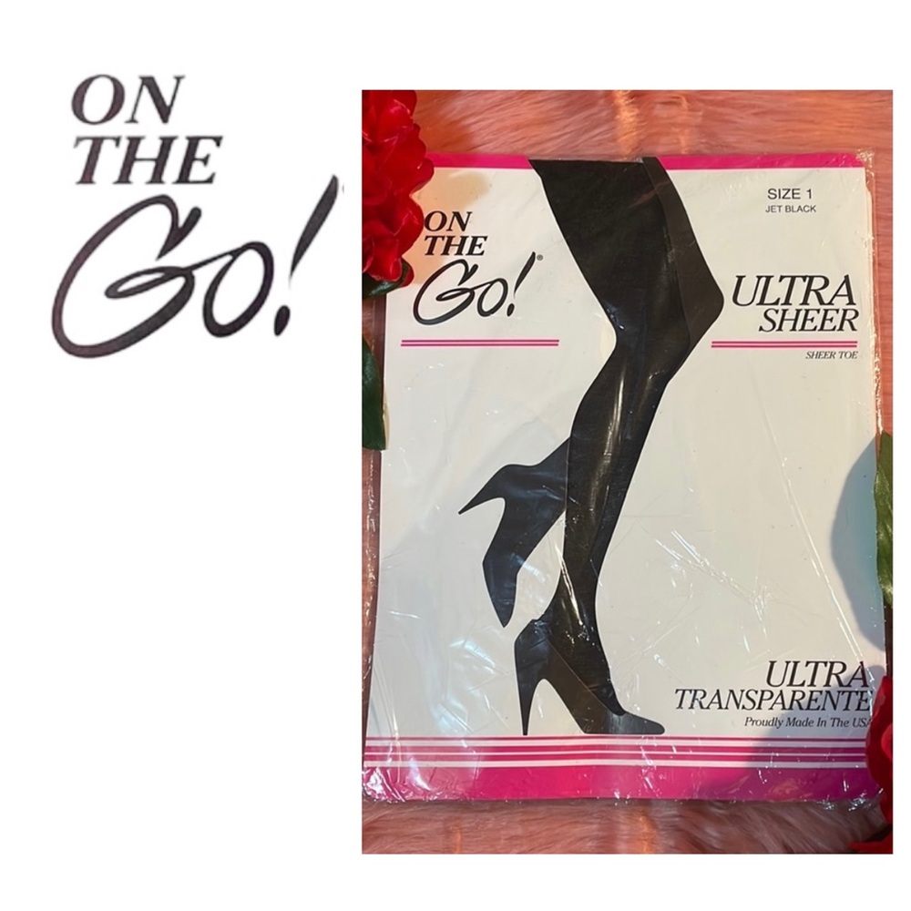 Jet Black Pantyhose